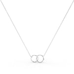 Simple Interlocking Circles Necklace - MSBLUE Jewelry