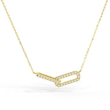 Pavé Diamond Infinity Interlinked Necklace - MSBLUE Jewelry