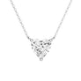 Heart Cut Moissanite Solitaire Pendant Necklace - MSBLUE JEWELRY