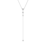 Classic Round Lab Grown Diamond Y Lariat  Necklace