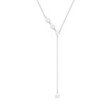 Chic Pear Shaped Lab Grown Diamond Y Lariat  Necklace