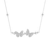 Twin Butterfly Necklace