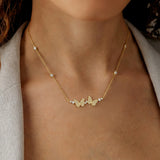 Twin Butterfly Necklace