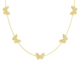 Flutter Chain Butterfly Necklace