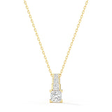 Cascade Princess Moissanite Pendant