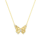 Butterfly Pendant Necklace