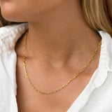 Minimalist Paperclip Chain Necklace
