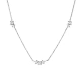 Star Cluster Moissanite Pendant Necklace