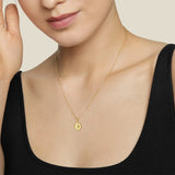 Compass Star Moissanite Pendant Necklace