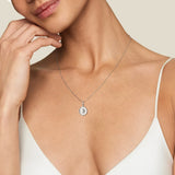 Compass Star Moissanite Pendant Necklace