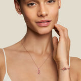 "Blossom Of Hope" Pink Ribbon Breast Cancer Awareness Bracelet