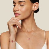 "Radiant Hope" Breast Cancer Awareness Bracelet