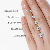 0.50 CT IGI Certified Princess Cut Lab Grown Diamond