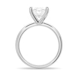 Oval Shaped Solitaire Moissanite Engagement Ring