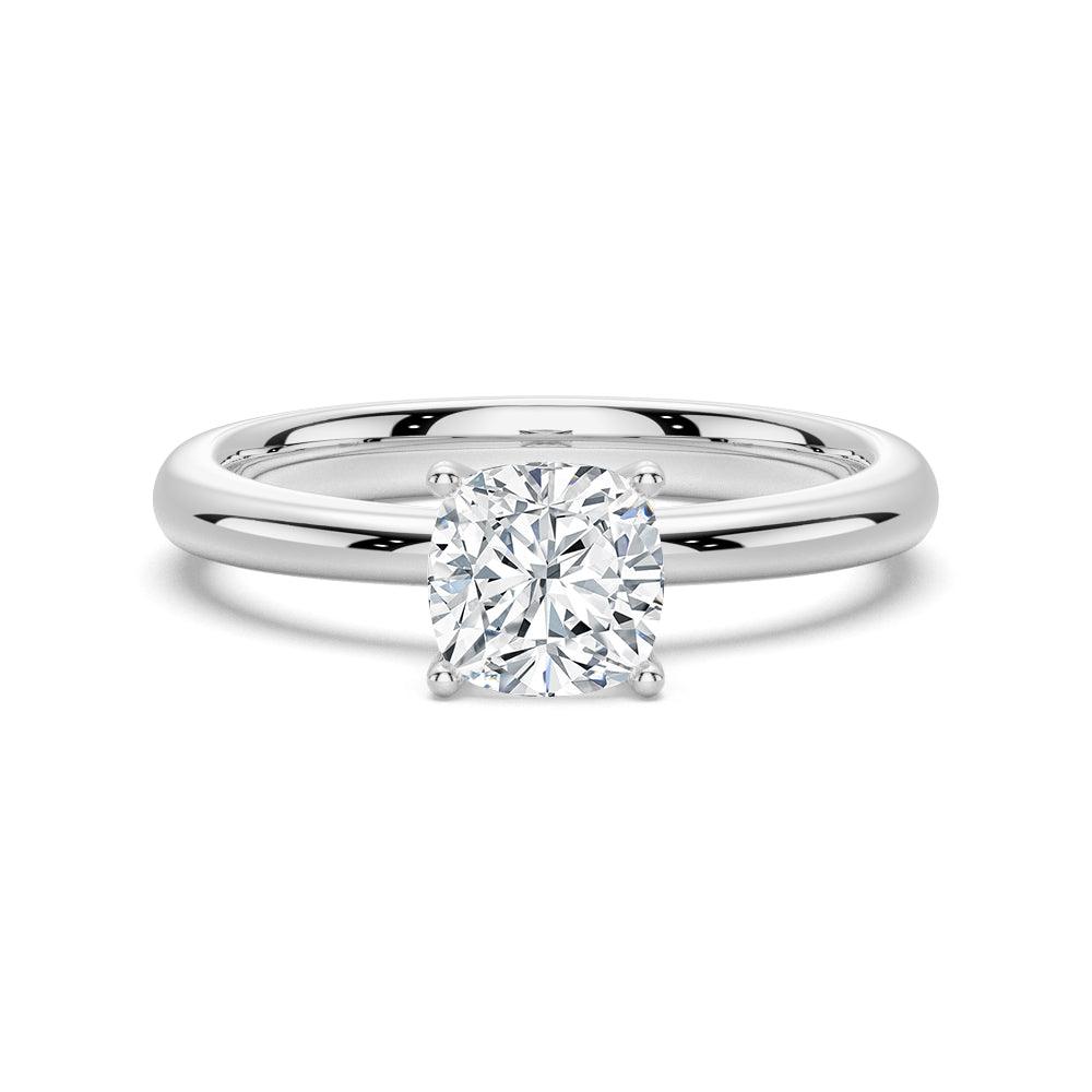 1.5CT. Cushion-Cut Solitaire Engagement Ring - MSBLUE Jewelry