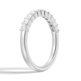 1 CT. Half Eternity Princess-Cut Moissanite Ring