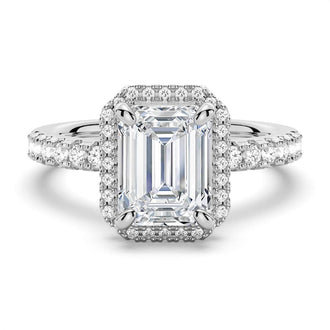 Emerald Cut Moissanite Bridal Set - MSBLUE Jewelry