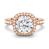 Brilliant Halo Round Cut Engagement Ring