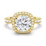 Brilliant Halo Round Cut Engagement Ring