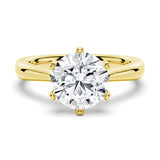 3 CT. Petite Six-Prong Comfort Fit Moissanite Ring