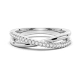 Petite Twist Sterling Silver Wedding Band - MSBLUE Jewelry