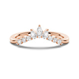 Lunette Nested Diamond Wedding Ring