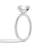 Four-Prong Solitaire Round Cut Engagement Ring