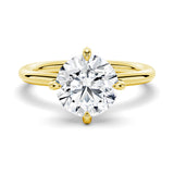 Four-Prong Solitaire Round Cut Engagement Ring