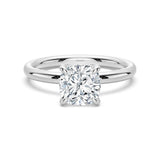 2CT. Cushion-Cut Solitaire Engagement Ring - MSBLUE Jewelry