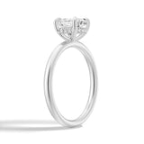 1.5 CT. Elegant Cushion-Cut Solitaire Engagement Ring - MSBLUE Jewelry