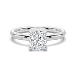 1.5 CT. Elegant Cushion-Cut Solitaire Engagement Ring - MSBLUE Jewelry