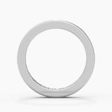 2.48 CT. Channel Set Princess Cut Moissanite Eternity Wedding Band