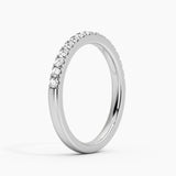 Classic French Pave Moissanite Anniversary Band