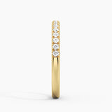 Classic French Pave Moissanite Anniversary Band