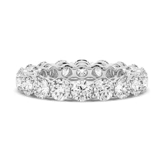 5.4 CT. Shared Prong Round Moissanite Eternity Band - MSBLUE Jewelry