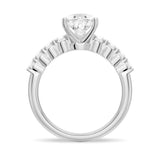 Classic Shared-Prong Pear Shaped Engagement Ring