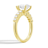 Classic Shared-Prong Pear Shaped Engagement Ring