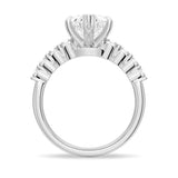 Classic Shared-Prong Heart Shaped Engagement Ring