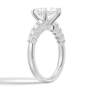 Classic Shared-Prong Heart Shaped Engagement Ring - MSBLUE JEWELRY