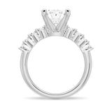 Classic Shared-Prong Oval Cut Engagement Ring