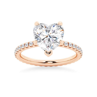 Heart Shaped Engagement Ring - MSBLUE Jewelry