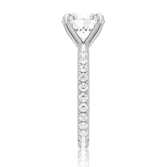 Round Cut Engagement Ring - MSBLUE JEWELRY