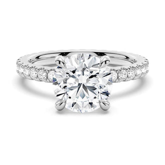 Round Cut Engagement Ring - MSBLUE JEWELRY