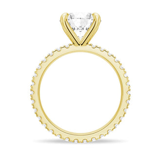 Round Cut Engagement Ring - MSBLUE JEWELRY