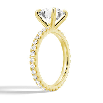 Round Cut Engagement Ring - MSBLUE JEWELRY