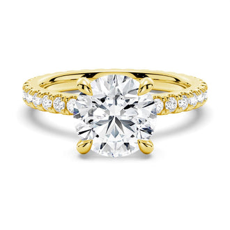 Round Cut Engagement Ring - MSBLUE JEWELRY