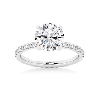 Round Cut Engagement Ring - MSBLUE Jewelry