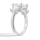 Princess Cut Three Stone Engagement Ring