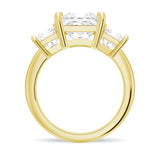 Princess Cut Three Stone Engagement Ring