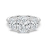 Oval Cut Three Stone Engagement Ring - MSBLUE JEWELRY